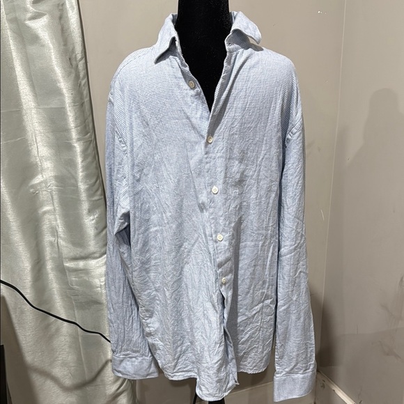 Jack Victor cotton Casual Blue Button Down Shirt with Classic Collar - Picture 1 of 4